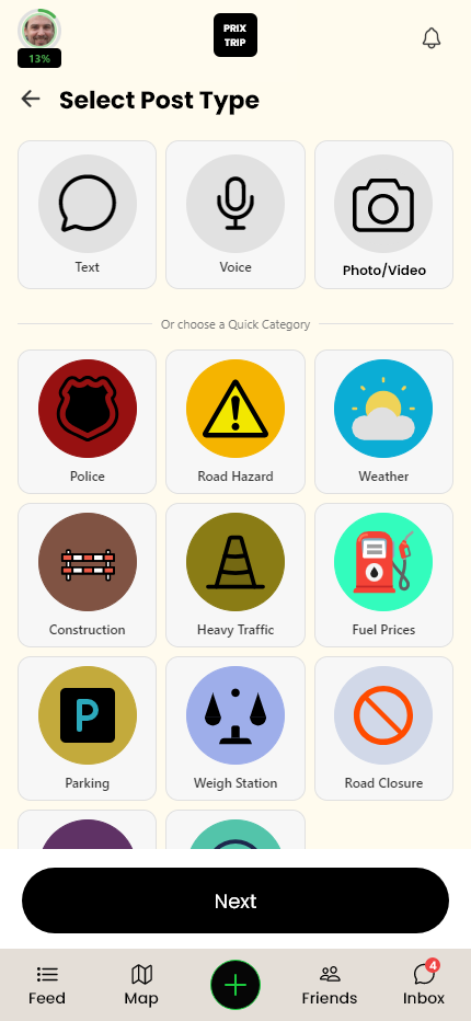 PrixTrip Post Types - Quick category reporting